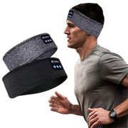 Écouteurs Bluetooth bandeau sport sommeil, masque yeux musical sans fil