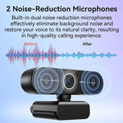 EMEET C60E 4K Webcam, 1440P, Autofocus, USB