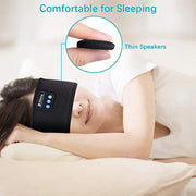 Écouteurs Bluetooth bandeau sport sommeil, masque yeux musical sans fil
