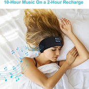 Écouteurs Bluetooth bandeau sport sommeil, masque yeux musical sans fil